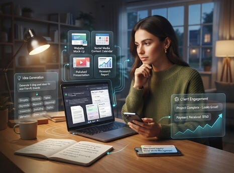 IA PARA RENDA EXTRA IMEDIATA Descubra como utilizar o ChatGPT e ferramentas gratuitas para criar serviços, aumentar sua produtividade e começar a buscar seus primeiros clientes online.