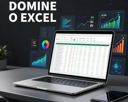 Domine o Excel: Curso completo com acesso vitalício e certificado! Desenvolvido para todos os níveis, do básico ao avançado. Aprenda Excel 100% Online de forma clara e prática, e destaque-se como um profissional indispensável no mercado de trabalho.
